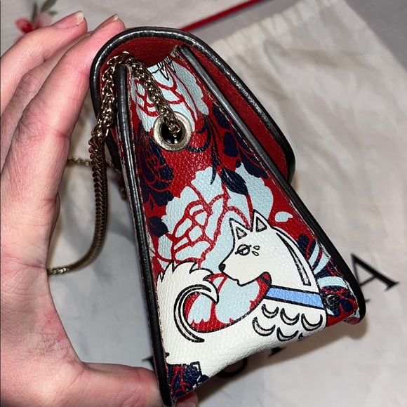 Furla Ltd Ed EUC Year of the Dog Chinese New Year Mini Metropolis Crossbody Bag - Picture 10 of 16